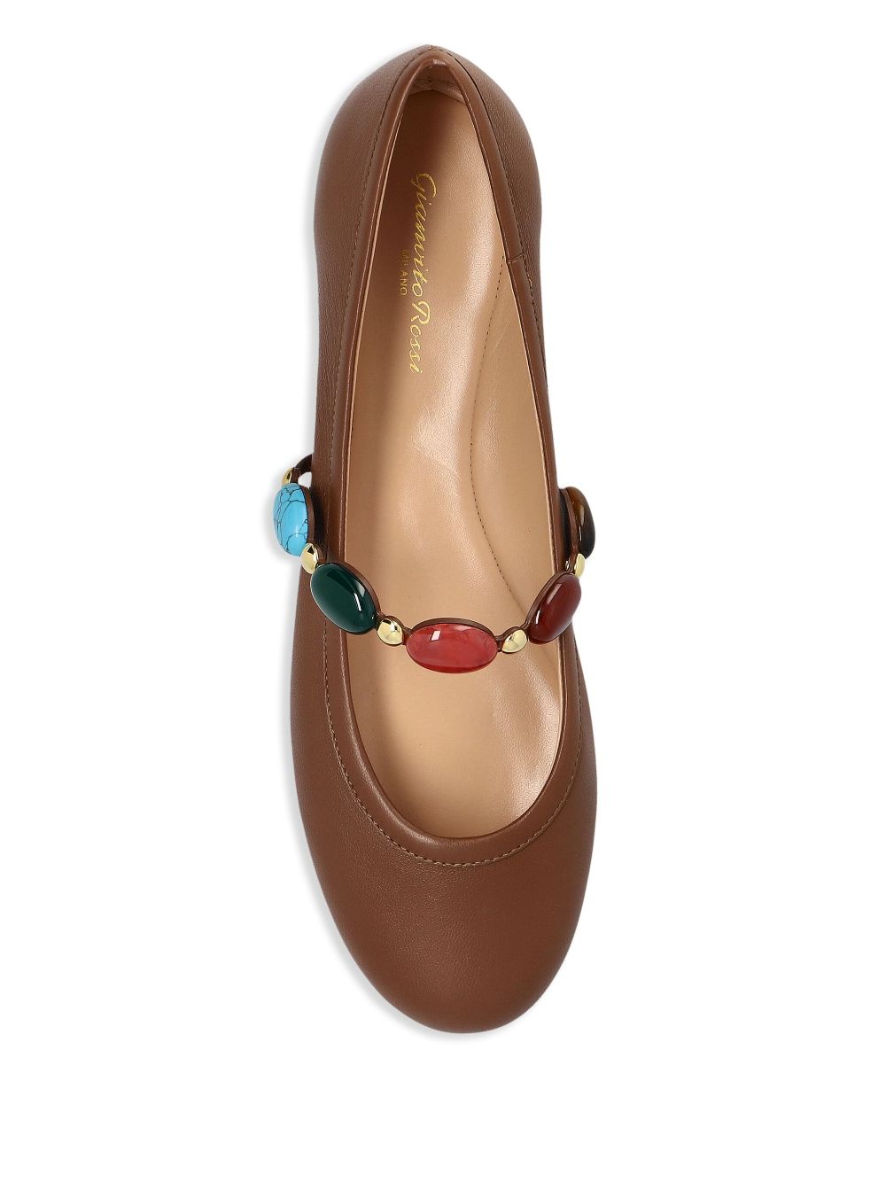 Gianvito Rossi Flat shoes Leather Brown