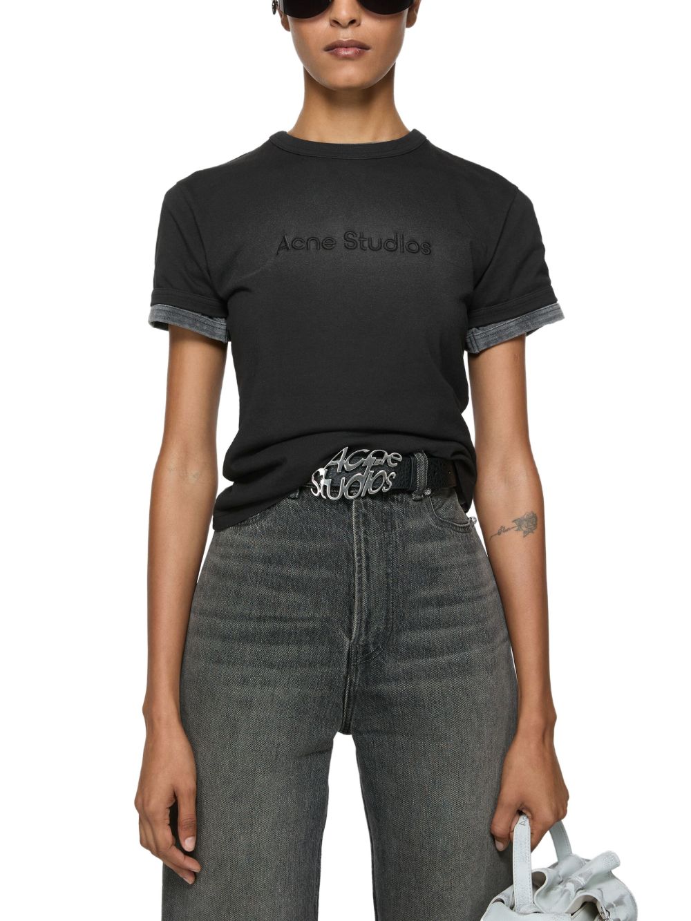 Acne Studios T-shirts and Polos Black