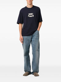 Ami Paris T-shirts and Polos Blue