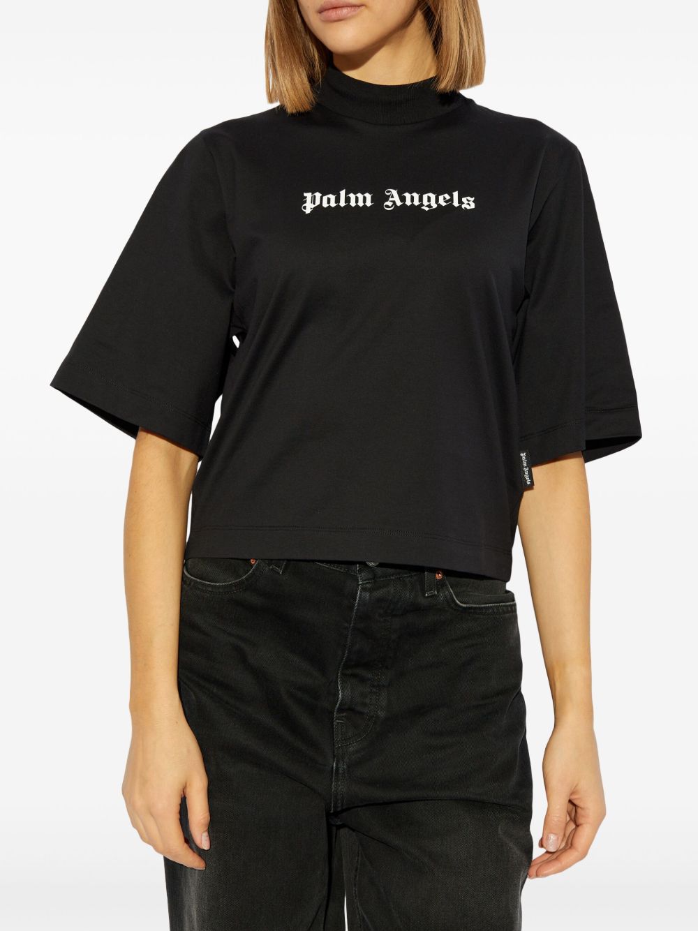 Palm Angels T-shirts and Polos Black