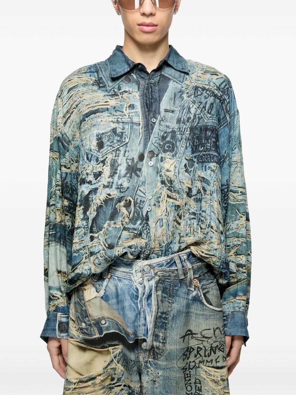 Acne Studios Shirts Blue