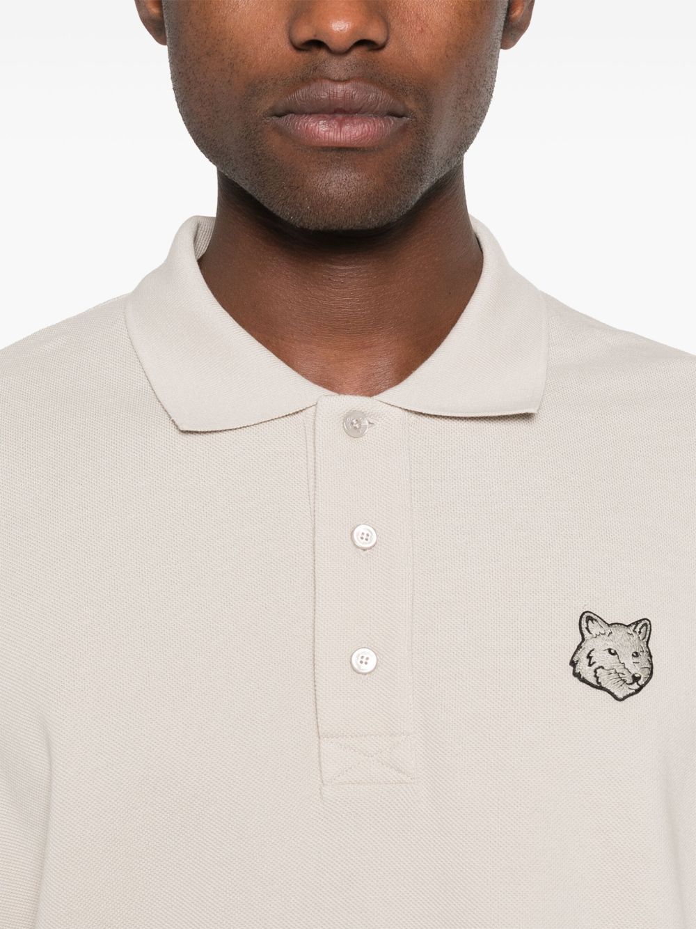 MAISON KITSUNE' T-shirts and Polos Beige