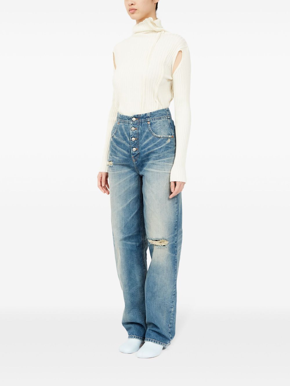 MM6 Maison Margiela Jeans Clear Blue