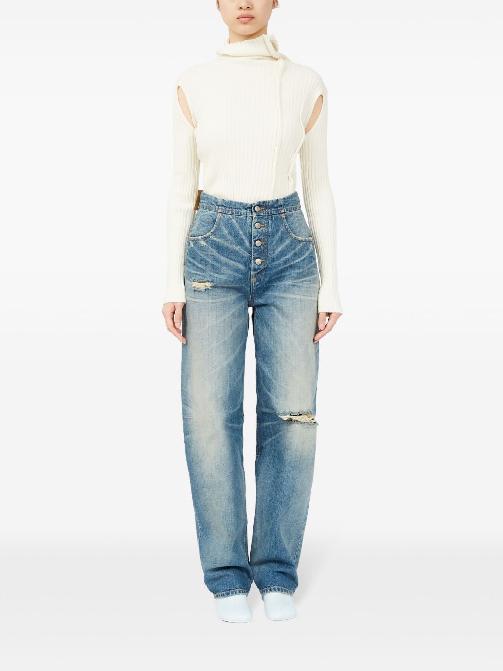 MM6 Maison Margiela Jeans Clear Blue