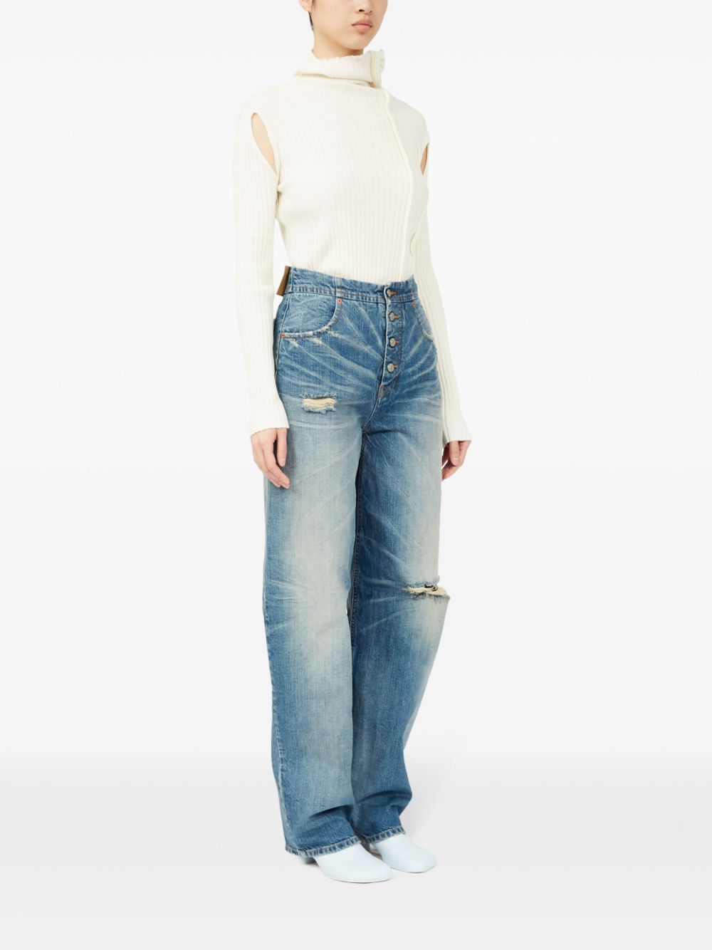 MM6 Maison Margiela Jeans Clear Blue