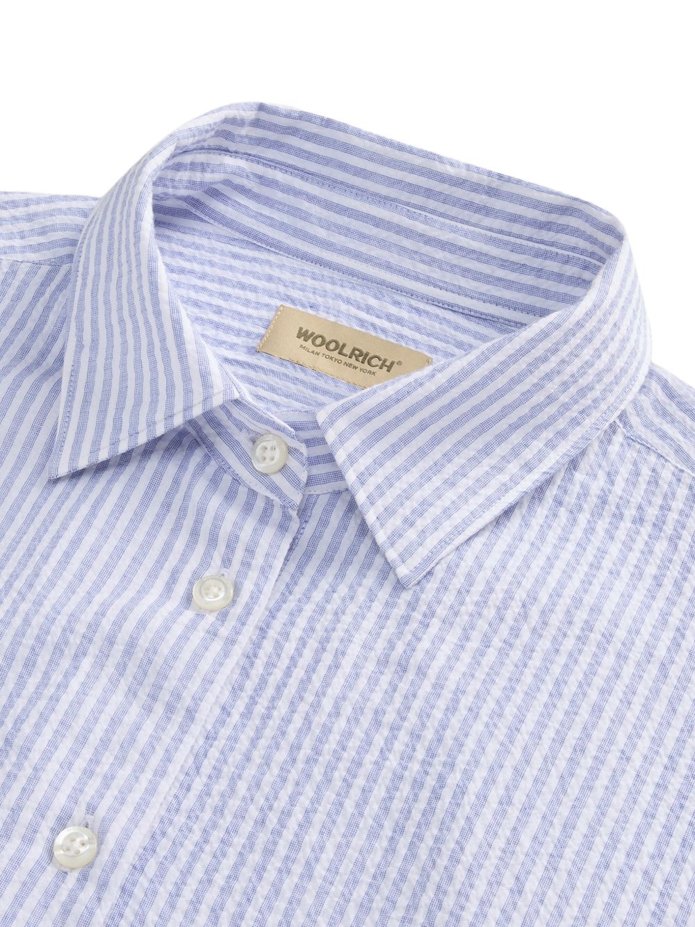 Woolrich Shirts Clear Blue