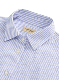 Woolrich Shirts Clear Blue