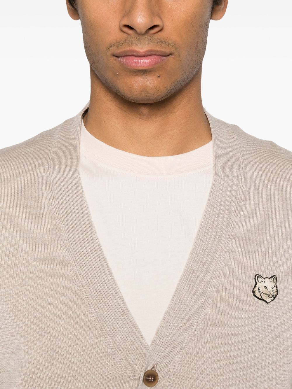 MAISON KITSUNE' T-shirts and Polos Beige