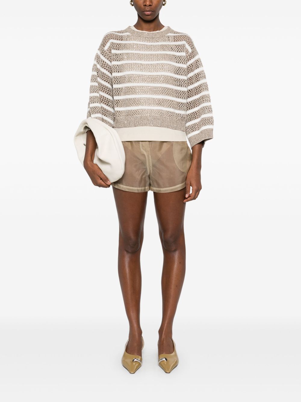 Brunello Cucinelli Sweaters Beige