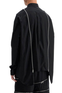 COMME DES GARCONS BLACK "shirt with functional zip