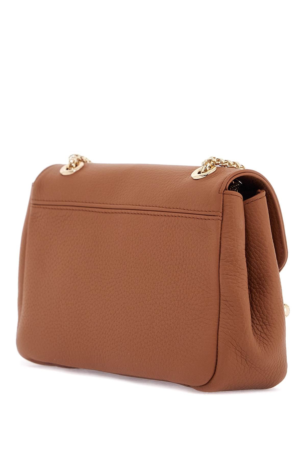 Strathberry brown calfskin mini shoulder and crossbody bag