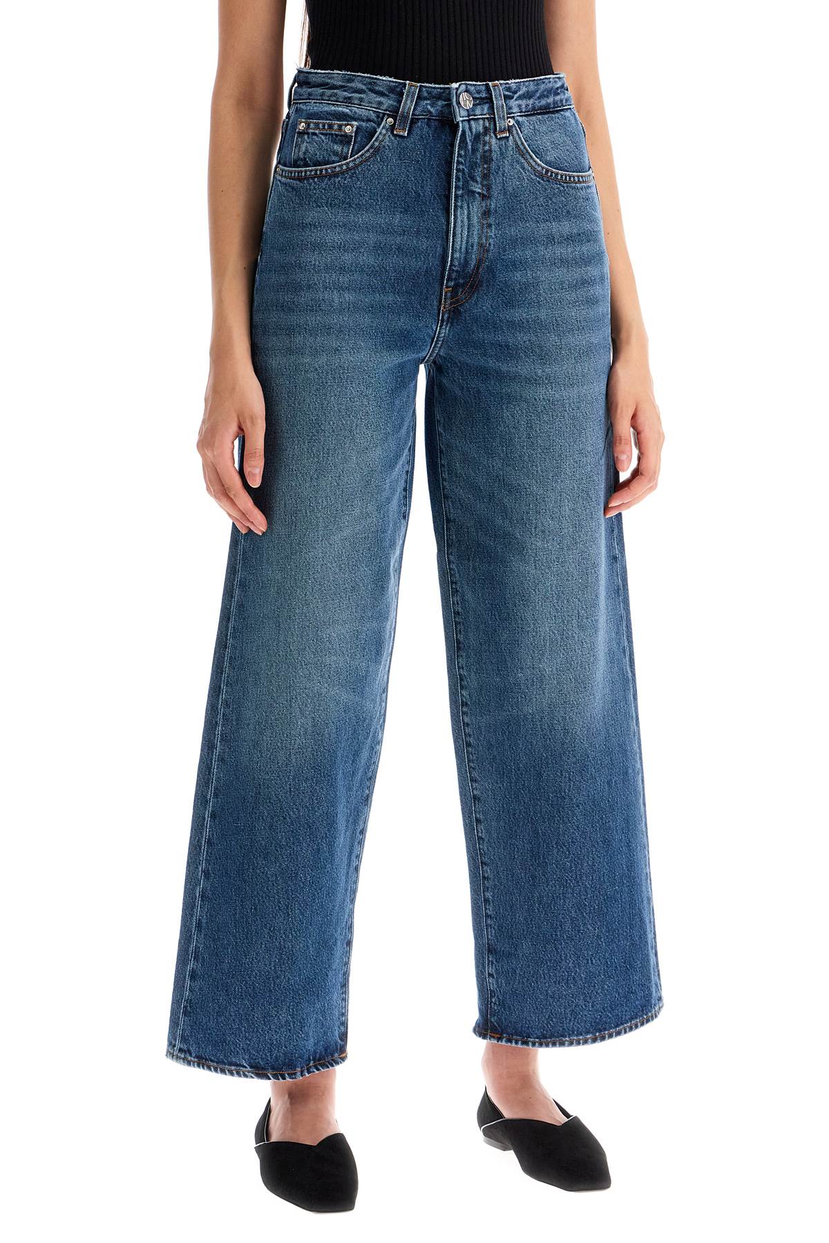 Toteme cropped flare jeans