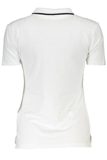 Fila White Cotton Women Polo Shirt