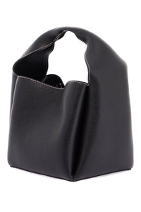 Toteme black calfskin bucket bag with adjustable shoulder strap