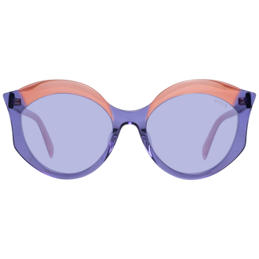 Emilio Pucci Elegant Purple Butterfly Sunglasses