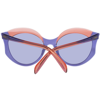 Emilio Pucci Elegant Purple Butterfly Sunglasses