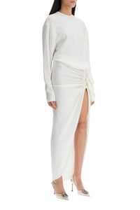 Christopher Esber maxi draped dress with