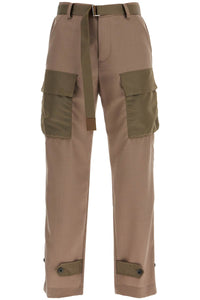 Sacai cargo pants with inserts