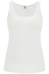 Toteme ribbed tank top with spaghetti