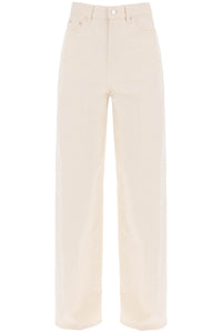 Toteme organic cotton wide leg jeans.