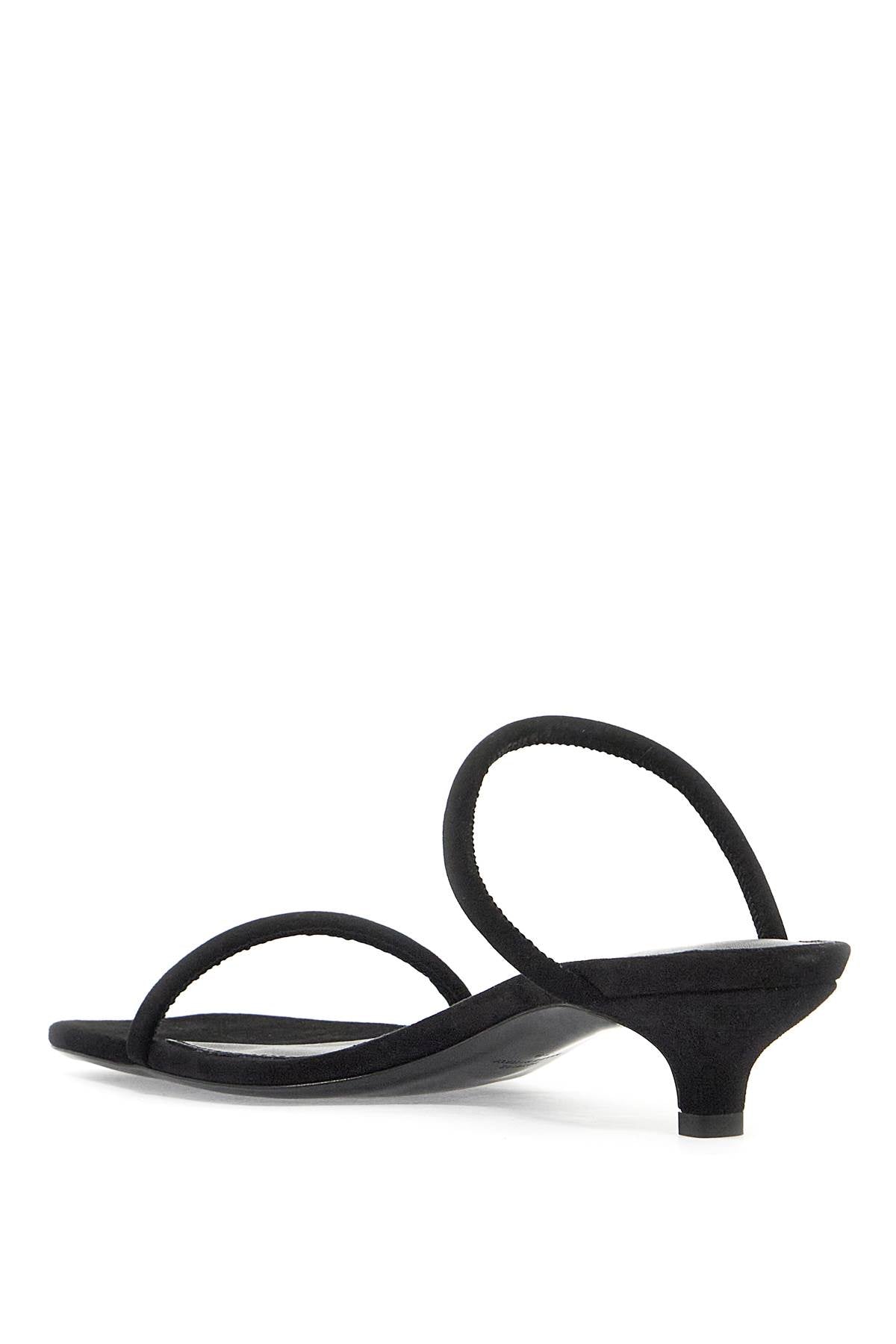 Toteme minimalist suede leather sandals