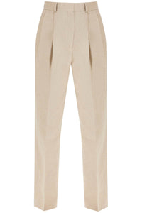 Toteme tailored linen blend trousers for men