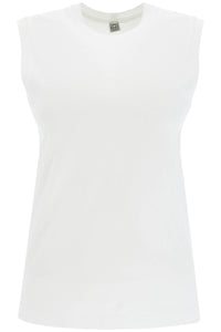 Toteme organic cotton sleeveless top for