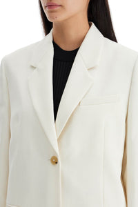 Toteme single-breasted canvas blazer