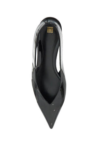 Toteme slingback patent leather wedge dã©col