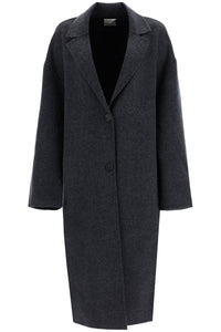 Toteme wool blend cocoon coat with