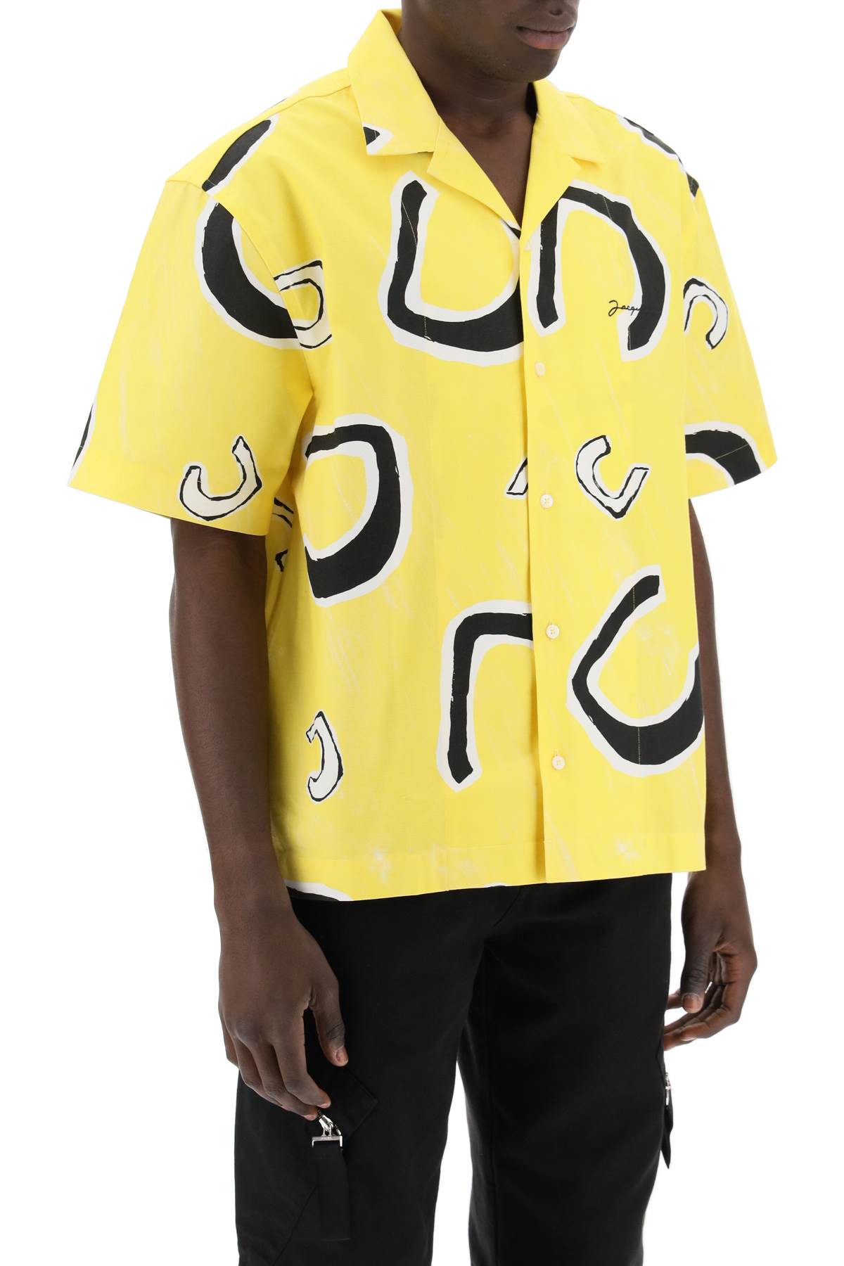 Jacquemus jean bowling shirt for men