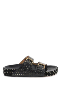 Isabel Marant lennyo studded slides