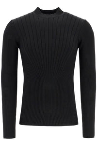 Mugler fitted long-sleeved top