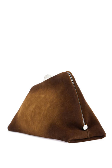 The Attico 'gradient suede day off clutch