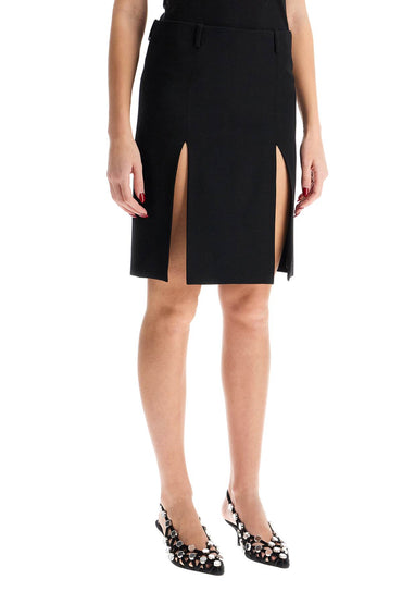 The Attico 'wool skirt with slits'