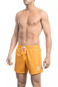 Bikkembergs Orange Polyester Men's Swim Short