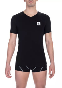 Bikkembergs "Black Cotton Men T-Shirt"