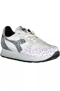 Diadora White Fabric Women Sneaker