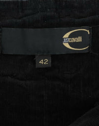 Cavalli Elegant Black Pencil Skirt for Sophisticated Style