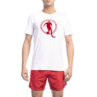 Bikkembergs White Cotton Men's T-Shirt