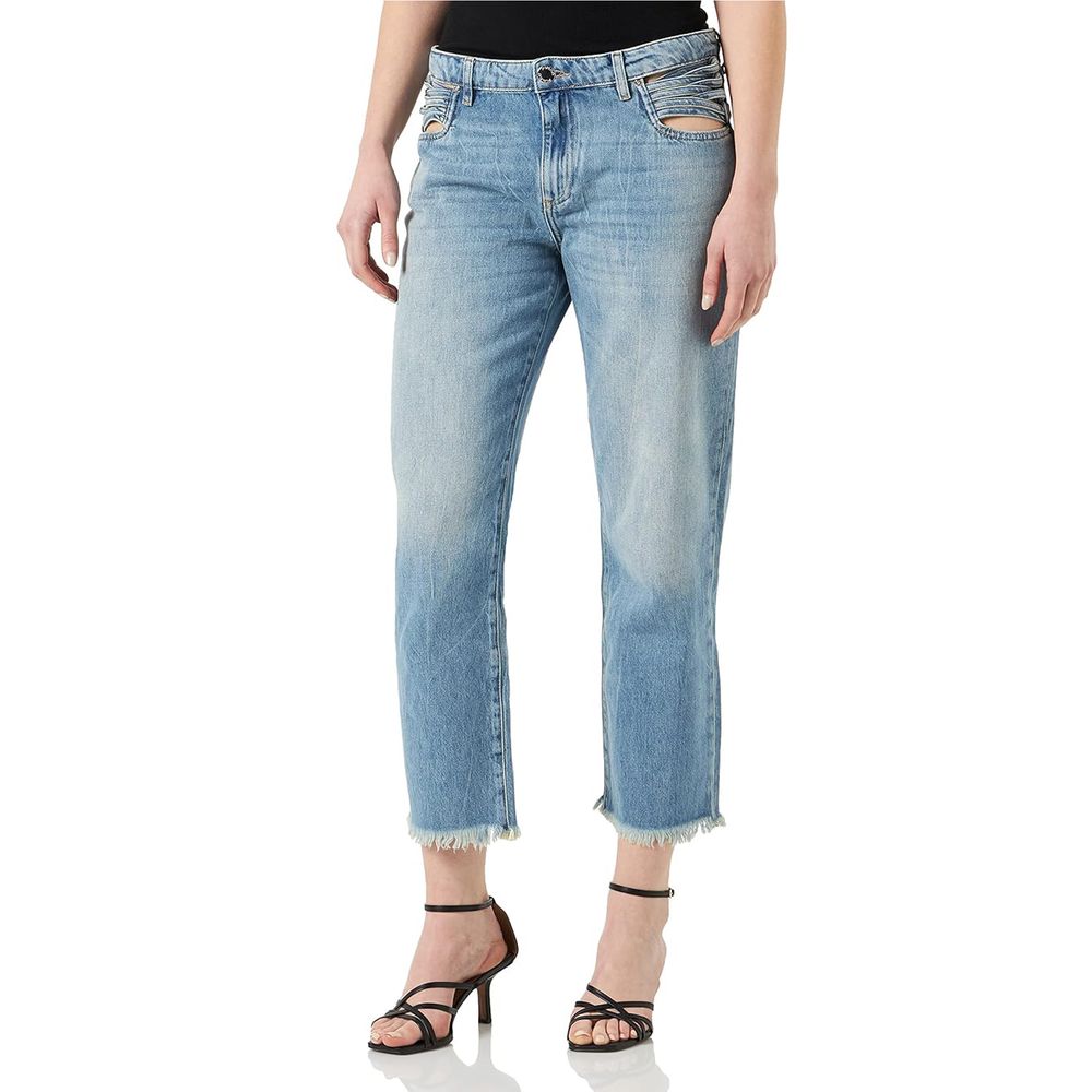 PINKO Blue Cotton Jeans & Pant