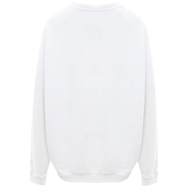 Maison Margiela Elegant Cotton Knit Sweater in Pristine White