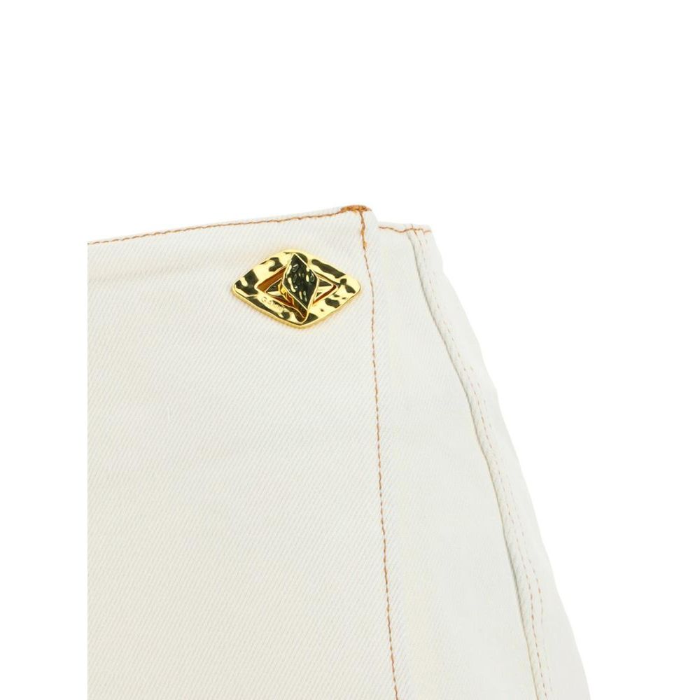 Ganni White  Skirt