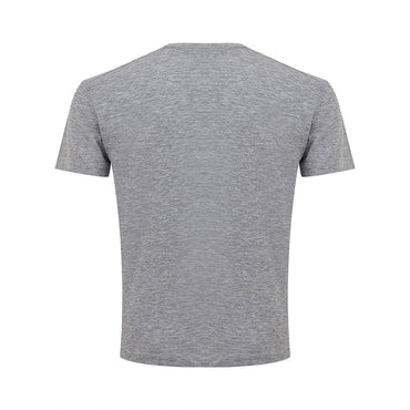 Dsquared² Sleek Gray Cotton Tee for Stylish Men