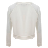 Armani Exchange Elegant White Polyamide Sweater