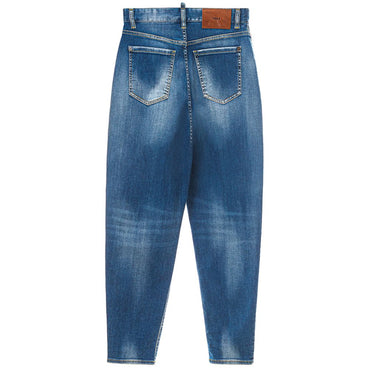 Dsquared² Blue Cotton Jeans & Pant