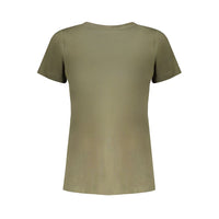 Pepe Jeans Green Cotton Tops & T-Shirt