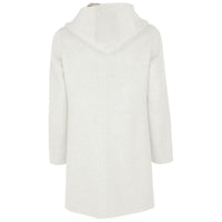 Made in Italy White Wool Vergine Jacket