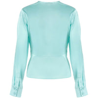 PINKO Green Silk Sweater