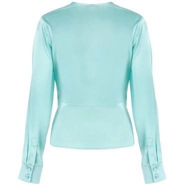 PINKO Green Silk Sweater